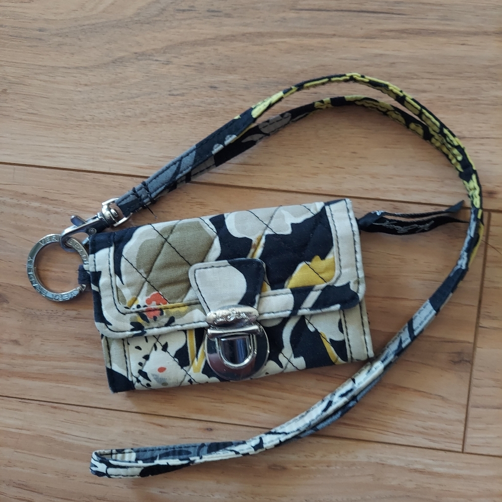 Vera Bradley lanyard ID wallet